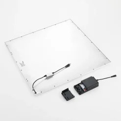 Arcchio LED inzetpaneel Vinas, 62 cm, wit, aluminium, CCT