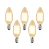 Arcchio LED kaarslamp E14, 4 W, 2.700 K, dimbaar, set van 5