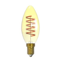 Arcchio LED kaarslamp, E14, 4,9 W, amber, 1800 K