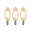 Arcchio LED kaarslamp E14, 4 W, 2.700 K, dimbaar, set van 3