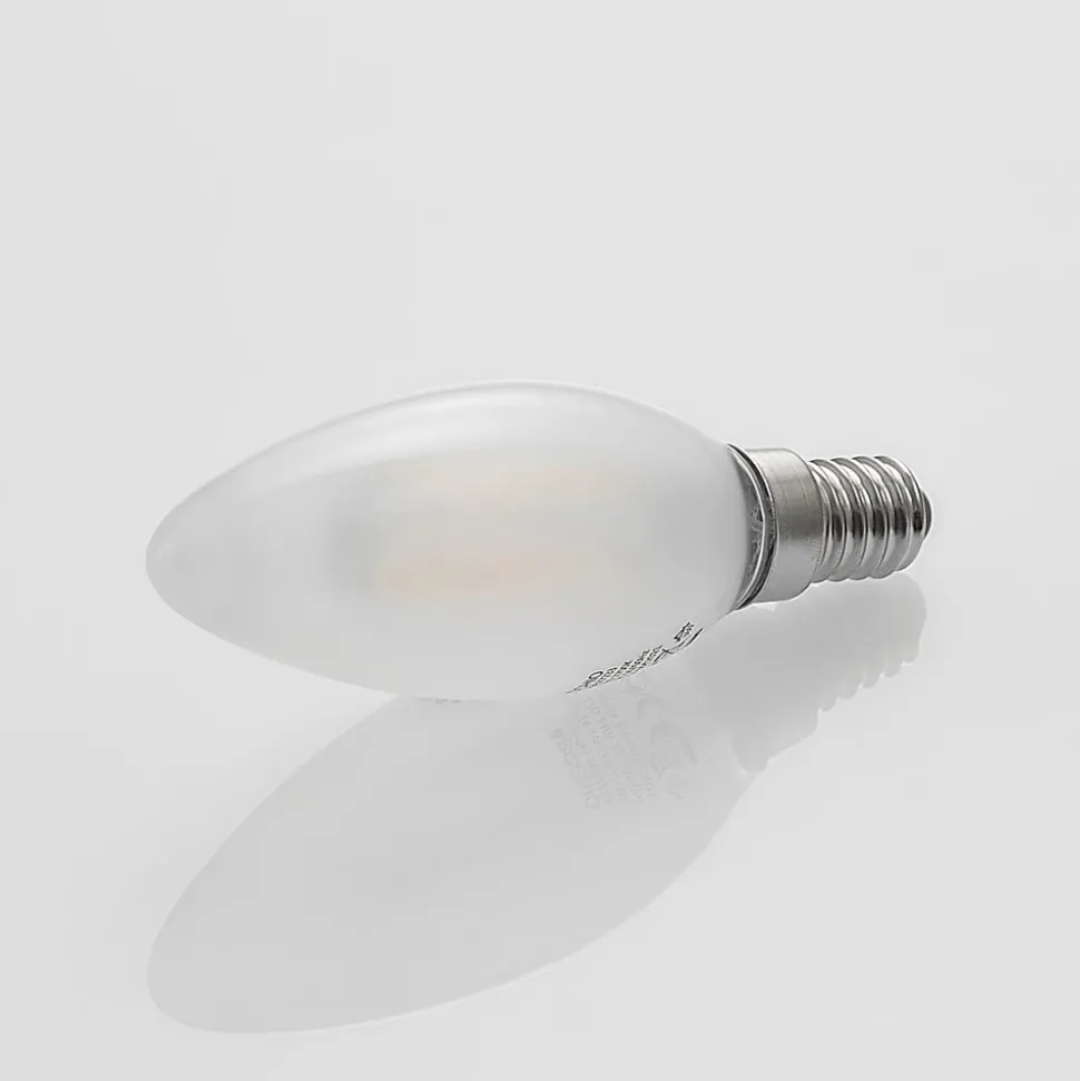 Arcchio LED kaarslamp E14, 4 W, 2.700 K, dimbaar, set van 3