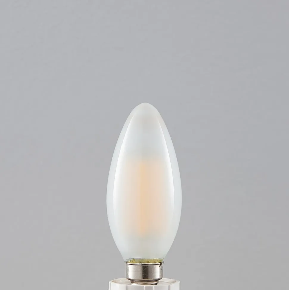 Arcchio LED kaarslamp E14, 4 W, 2.700 K, dimbaar, set van 2