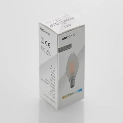 Arcchio LED kaarslamp E14, 4 W, 2.700 K, dimbaar, set van 2