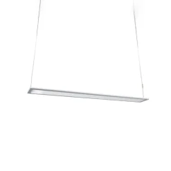 Arcchio LED kantoor hanglamp Samu, up/down, dimbaar, aluminium