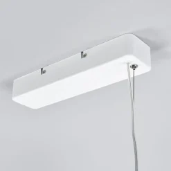 Arcchio LED kantoor hanglamp Samu, up/down, dimbaar, aluminium