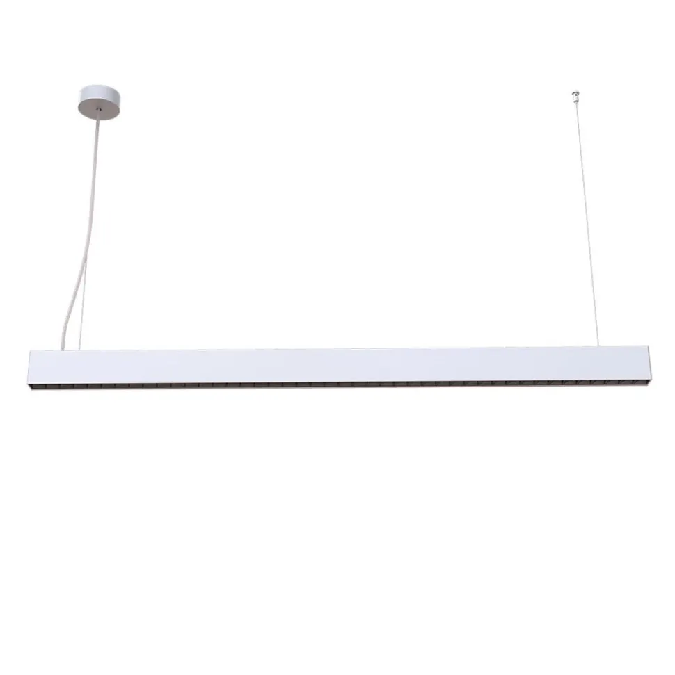 Arcchio LED kantoor hanglamp Jolinda slank, metaal, omhoog/omlaag