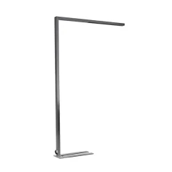 Arcchio LED kantoor vloerlamp Jolinda, zilver, 4.000 K, sensor