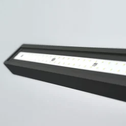 Arcchio LED kantoor vloerlamp Jolinda, zwart, 4000K, sensor