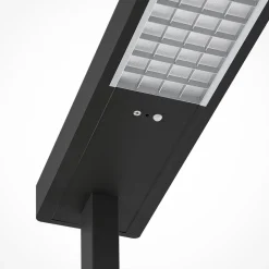 Arcchio LED kantoor vloerlamp Susi, zwart, sensor, touchdimmer