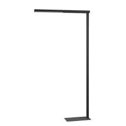 Arcchio LED kantoor vloerlamp Tamilo, zwart, metaal, 194cm