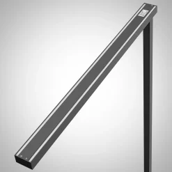 Arcchio LED kantoor vloerlamp Tamilo, zwart, metaal, 194cm