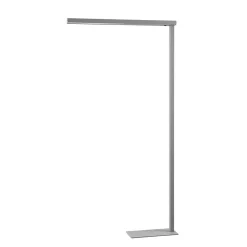 Arcchio LED kantoor vloerlamp Tamilo, zilver, metaal, 194cm