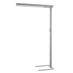 Arcchio LED kantoor vloerlamp Susi, zilver, sensor, touchdimmer