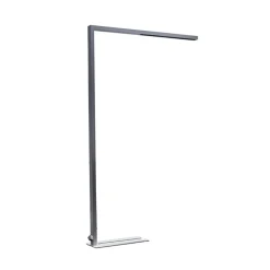 Arcchio LED kantoor vloerlamp Jolinda, zilver, CCT, sensor,