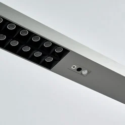 Arcchio LED kantoor vloerlamp Jolinda, set van 2, zilver, 4.000 K