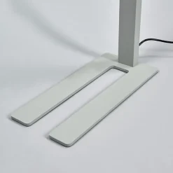 Arcchio LED kantoor vloerlamp Jolinda, set van 2, zilver, 4.000 K