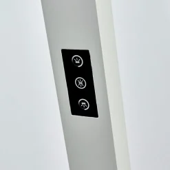 Arcchio LED kantoor vloerlamp Jolinda, set van 2, zilver, 4.000 K