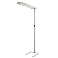 Arcchio LED kantoor vloerlamp Susi, zilver, sensor, dimmer, CCT