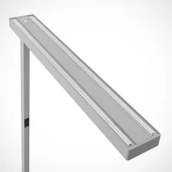 Arcchio LED kantoor vloerlamp Susi, zilver, sensor, dimmer, CCT