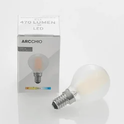 Arcchio LED lamp, druppellamp, E14, 4W, mat 2.700K