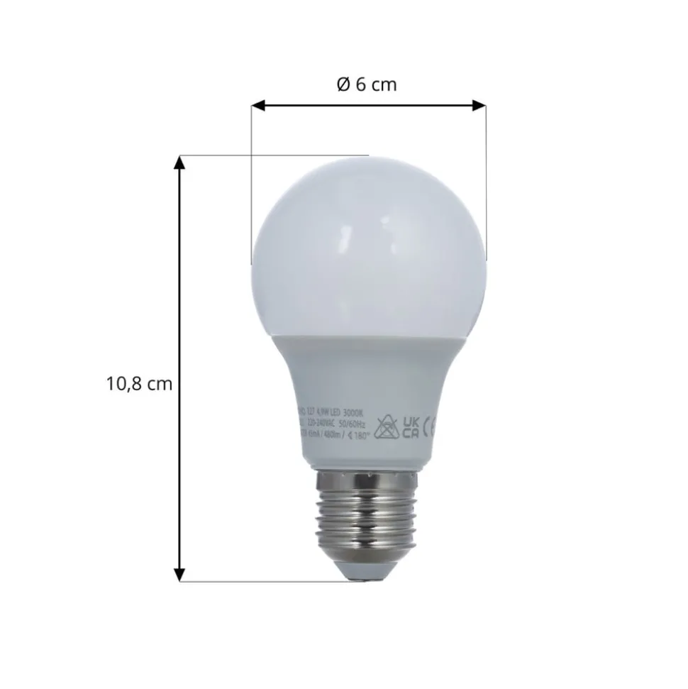 Arcchio LED lamp E27 A60 4,9W opaal 3.000K 480 lm