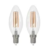 Arcchio LED lamp E14 kaars, set van 2, 3000 K