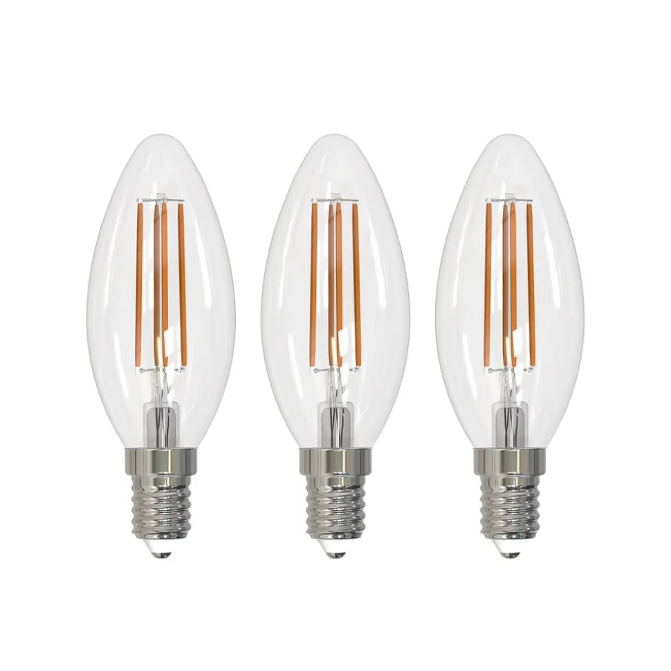 Arcchio LED lamp E14 kaars, set van 3, 4000 K