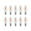 Arcchio LED lamp E14 kaars set van 10, 4000 K