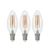 Arcchio LED lamp E14 kaars, set van 3, 3000 K