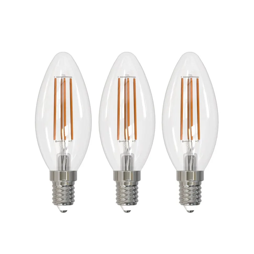 Arcchio LED lamp E14 kaars, set van 3, 3000 K