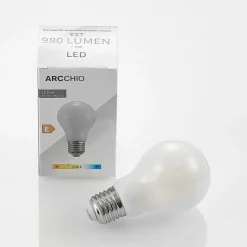 Arcchio LED lamp E27 8W 2.700K dimbaar, opaal