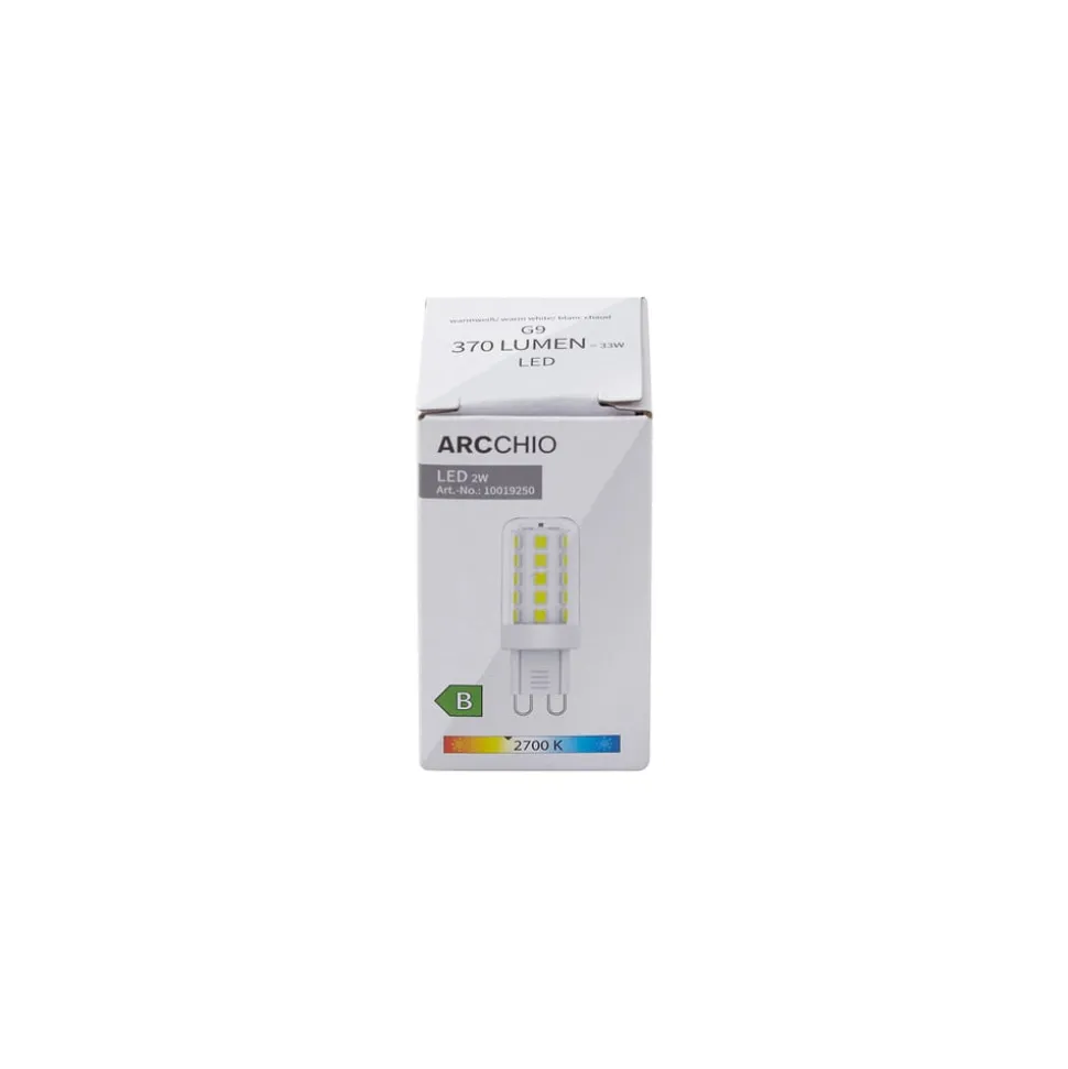Arcchio LED lamp, G9, 2.700 K, 2 W, helder, 370 lm