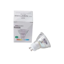 Arcchio LED lamp GU10 4,7W 2700K 850lm glas set van 10
