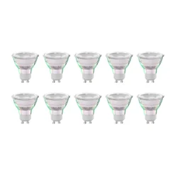 Arcchio LED lamp GU10 2.5W 4000K 450lm glas set van 10