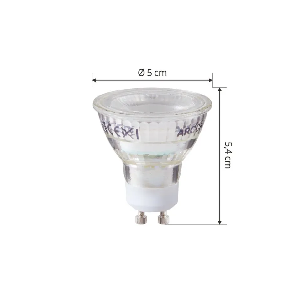 Arcchio LED lamp GU10 2,5W 6500K 450lm glas set van 3