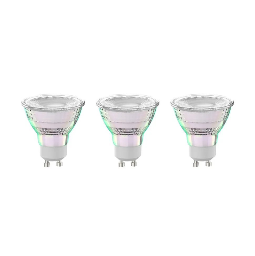 Arcchio LED lamp GU10 4,7W 2700K 850lm glas set van 3