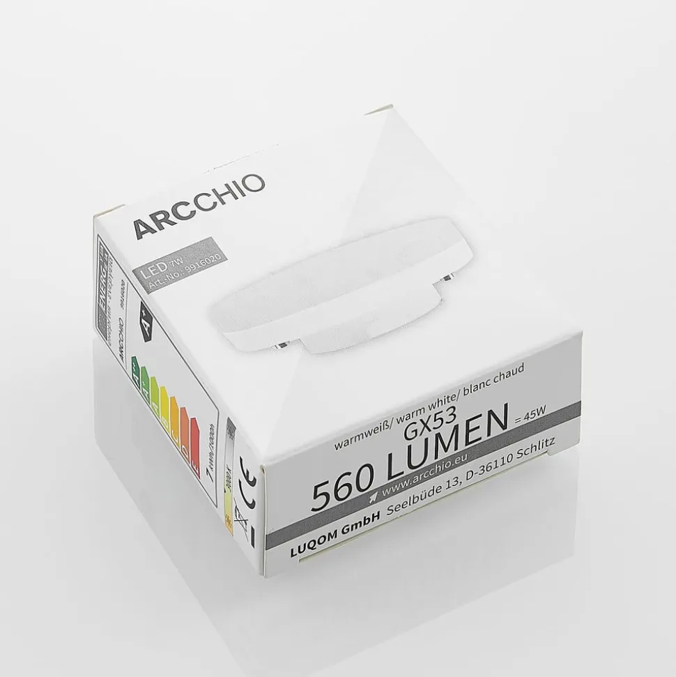 Arcchio LED lamp GX53 7W 3.000K 3 per set