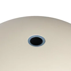 Arcchio LED oplaadbare tafellamp Thenra, beige, muurbeugel