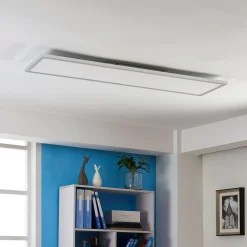 Arcchio LED paneel Arthur, 120 x 30 cm, zilver, 4000 K