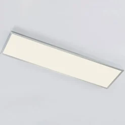 Arcchio LED paneel Arthur, 120 x 30 cm, zilver, 4000 K