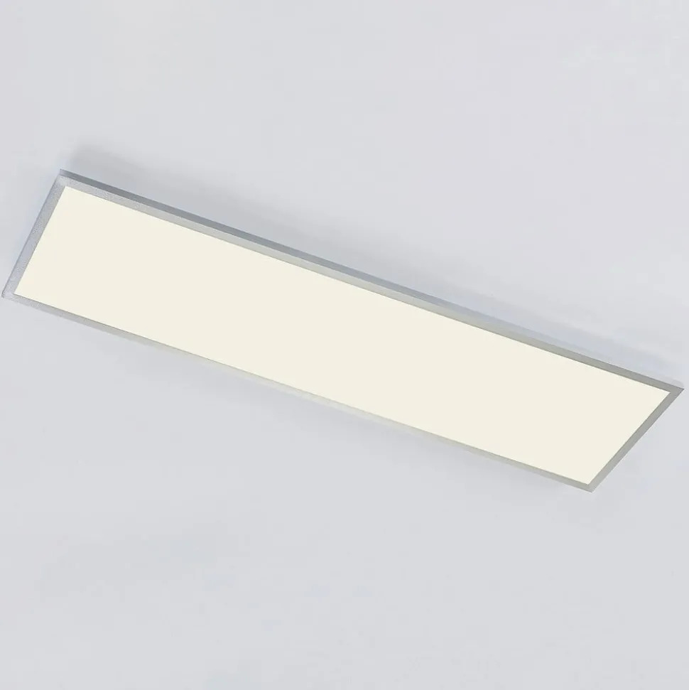 Arcchio LED paneel Arthur, 120 x 30 cm, zilver, 4000 K