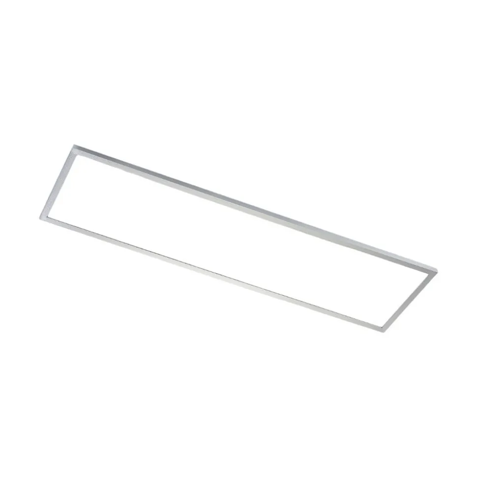 Arcchio LED paneel Arthur, 120 x 30 cm, zilver, 4000 K