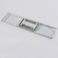 Arcchio LED paneel Arthur, 120 x 30 cm, zilver, 4000 K