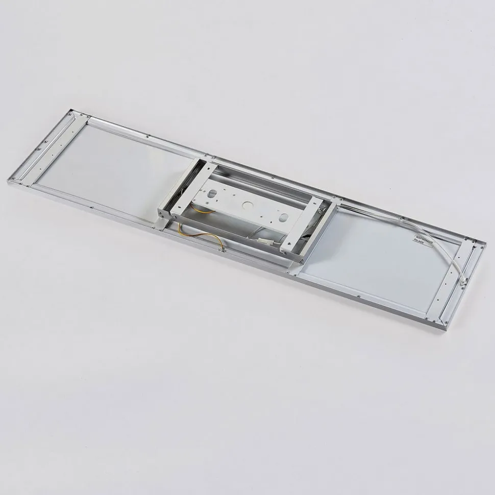 Arcchio LED paneel Arthur, 120 x 30 cm, zilver, 4000 K