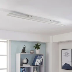 Arcchio LED paneel Arya, 120 cm, wit, dimbaar, aluminium