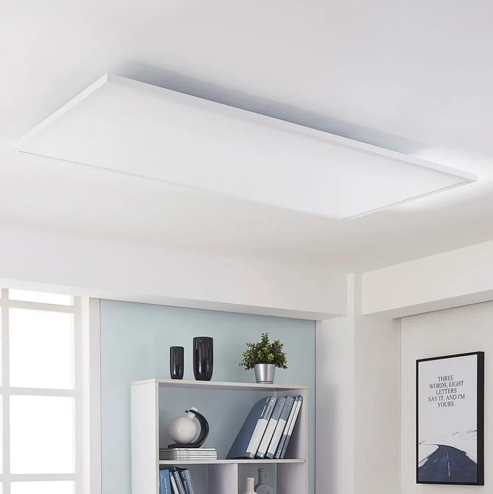 Arcchio LED paneel Arya, dimbaar, 119 cm x 59 cm, metaal