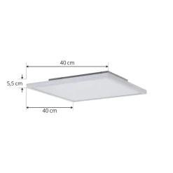 Arcchio LED paneel Brenda, 40 x 40 cm, CCT, afstandsbediening