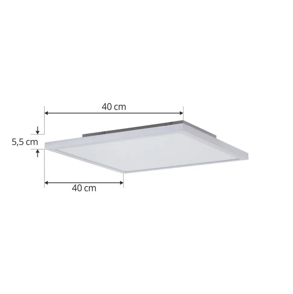 Arcchio LED paneel Brenda, 40 x 40 cm, CCT, afstandsbediening