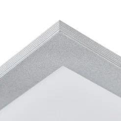 Arcchio LED paneel Lyndra, 40 cm, zilver, aluminium, dimbaar, CCT