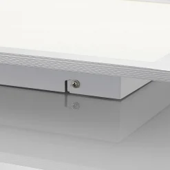 Arcchio LED paneel Lyndra, 40 cm, zilver, aluminium, dimbaar, CCT